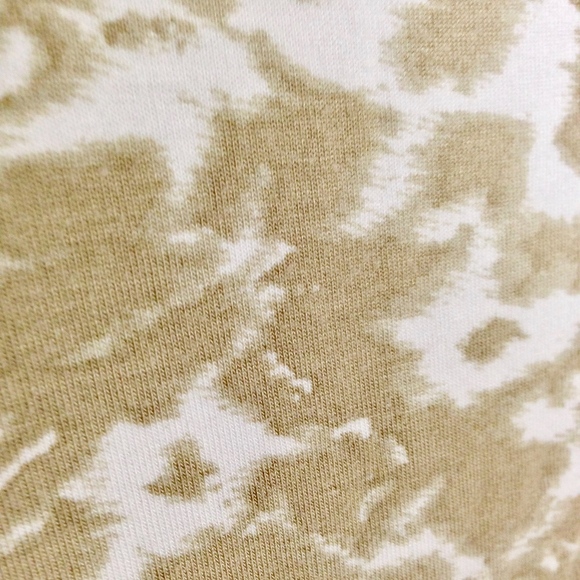 MICHAEL KORS Tan White Scoop Neck Size Small - Picture 6 of 6